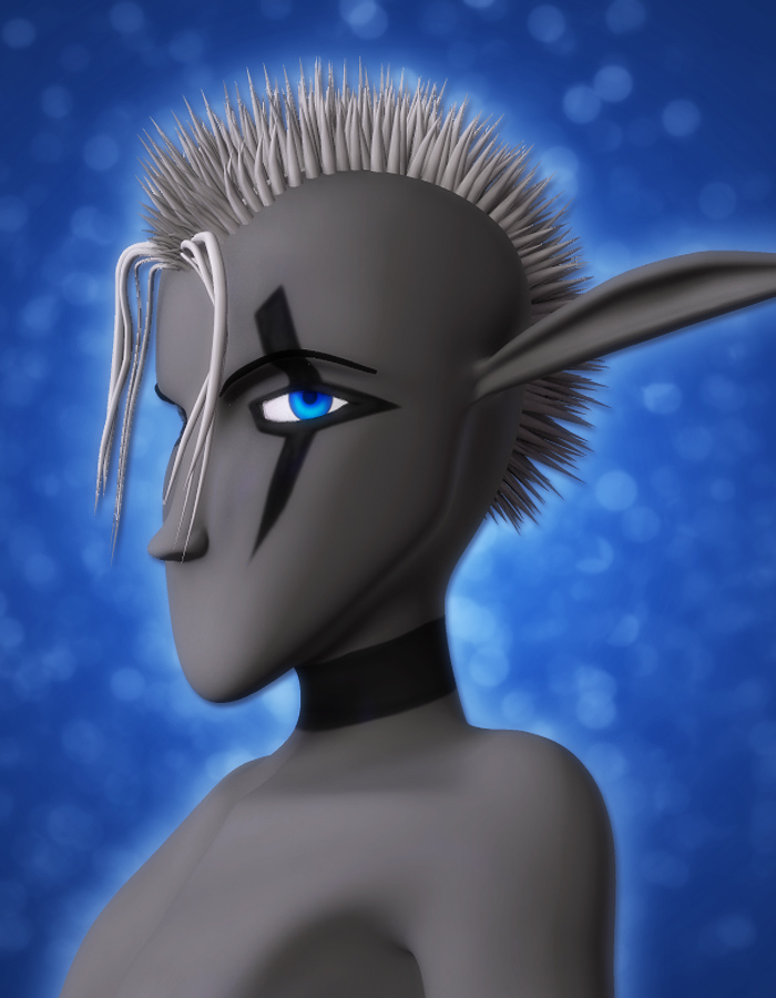 MoHair for Ninja Sprite Male by: EvilinnocenceRuntimeDNA, 3D Models by Daz 3D