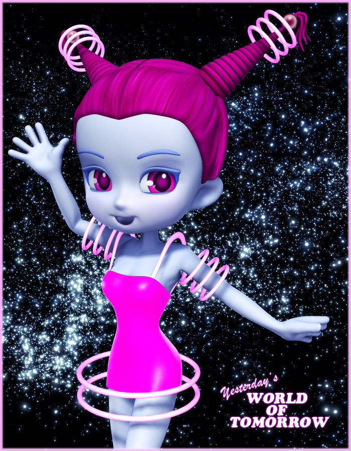 Yesterday's World of Tomorrow: Cosmic Cookie by: EvilinnocenceRuntimeDNA, 3D Models by Daz 3D