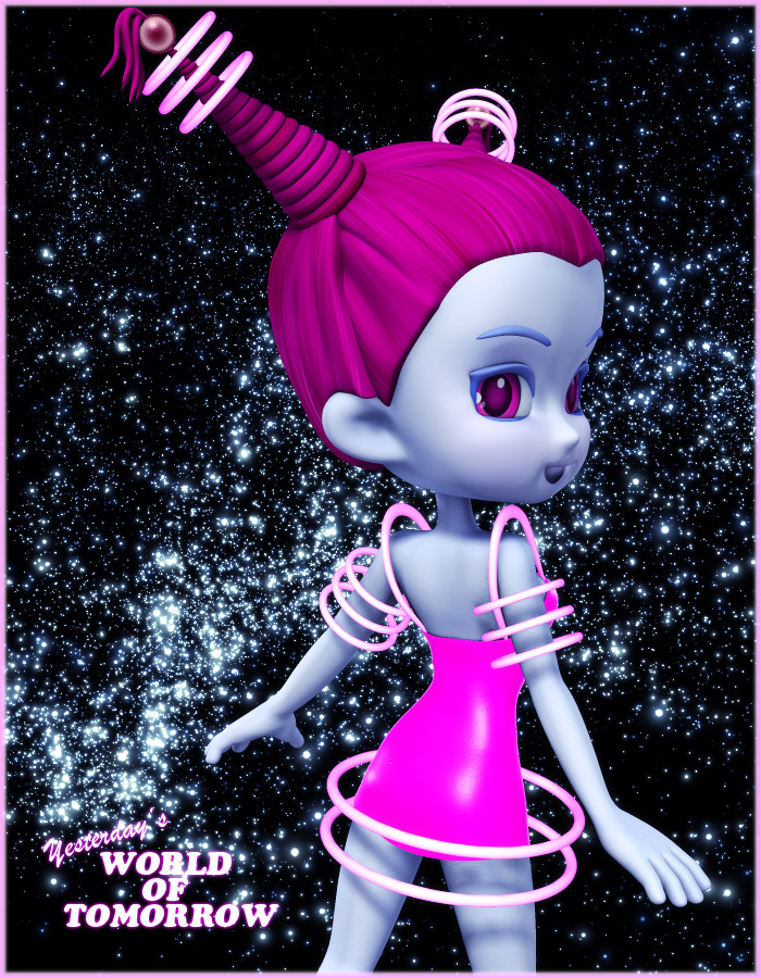Yesterday's World of Tomorrow: Cosmic Cookie by: EvilinnocenceRuntimeDNA, 3D Models by Daz 3D