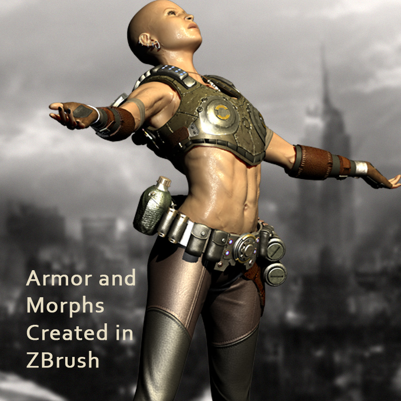 Zbrush To Poser: Redux by: DarkEdgeDesignRuntimeDNA, 3D Models by Daz 3D