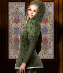 Caroling Dress for V4 by: EvilinnocenceRuntimeDNA, 3D Models by Daz 3D