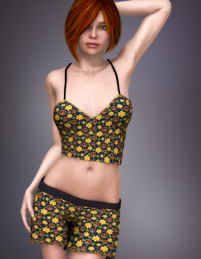Boxer Shorts Funky Flowers Boxer Shorts Funky Flowers by: EvilinnocenceRuntimeDNA, 3D Models by Daz 3D