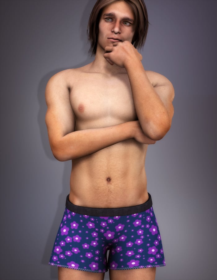 Boxer Shorts Funky Flowers Boxer Shorts Funky Flowers by: EvilinnocenceRuntimeDNA, 3D Models by Daz 3D