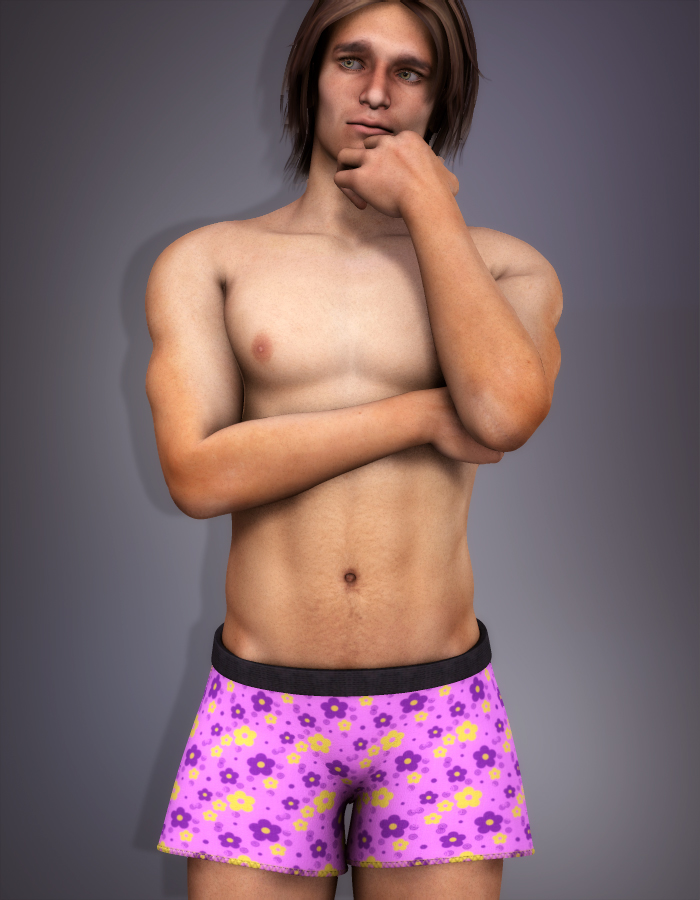 Boxer Shorts Funky Flowers Boxer Shorts Funky Flowers by: EvilinnocenceRuntimeDNA, 3D Models by Daz 3D