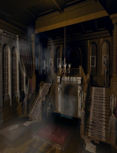 Haunted Mansion by: , 3D Models by Daz 3D
