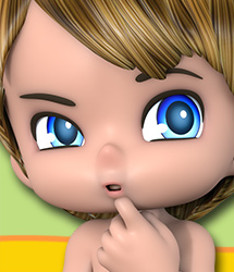 Lil' Bit Lil' Bit by: RedSparkLady LittlefoxRuntimeDNA, 3D Models by Daz 3D