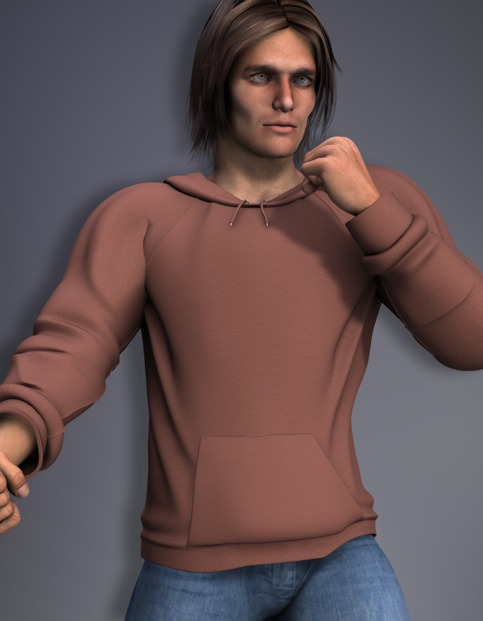 Hoodie for M4 by: EvilinnocenceRuntimeDNA, 3D Models by Daz 3D