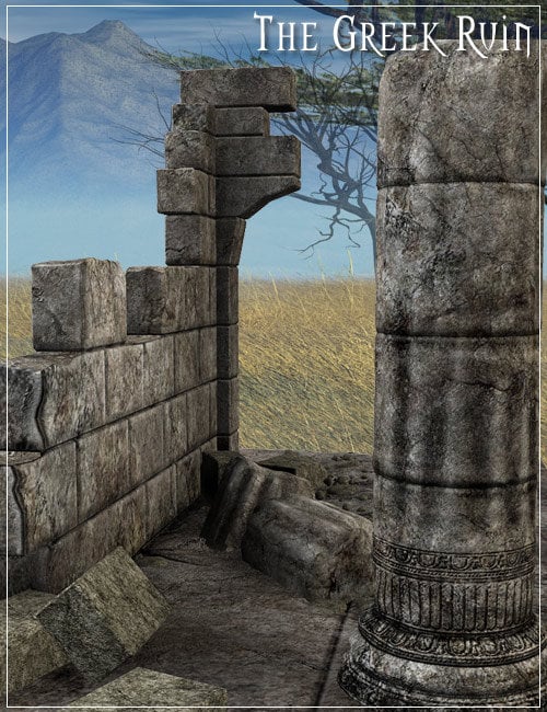 Greek Ruin by: , 3D Models by Daz 3D