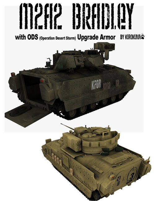 M2A2 Bradley ODS by: KuroKuma, 3D Models by Daz 3D
