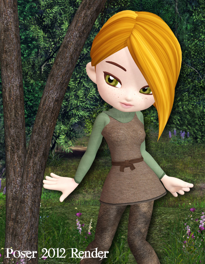 Cookie Menders Tunic by: , 3D Models by Daz 3D