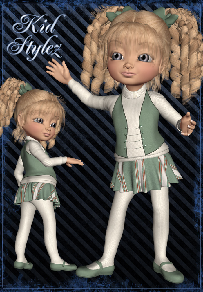 Kiki Kid Stylez by: LadyFayMia 3D DesignRuntimeDNA, 3D Models by Daz 3D
