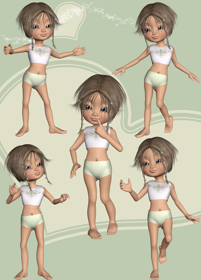 Kiki Pose Pack by: LadyFayMia 3D DesignRuntimeDNA, 3D Models by Daz 3D