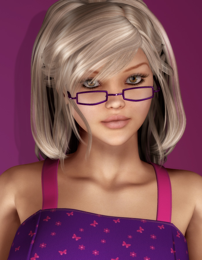 Taylor Glasses for V4 by: EvilinnocenceRuntimeDNA, 3D Models by Daz 3D