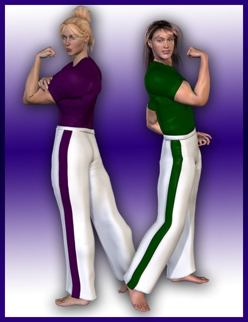 Female Tees -n- Tracks Female Tees -n- Tracks by: Lourdes, 3D Models by Daz 3D