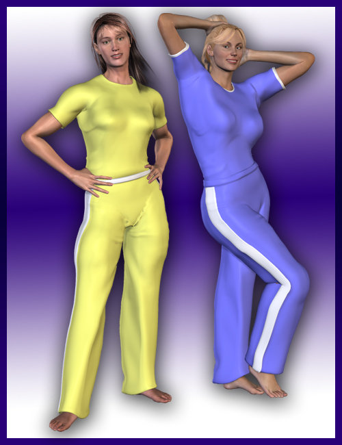 Female Tees -n- Tracks Female Tees -n- Tracks by: Lourdes, 3D Models by Daz 3D