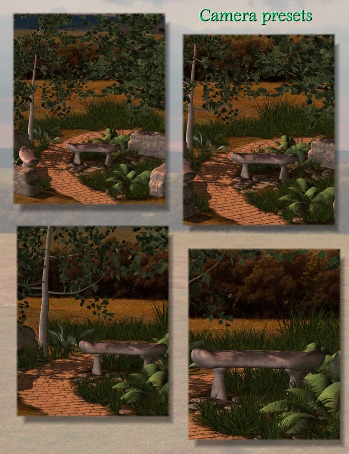 Peaceful Corners - Afterglow for Base Peaceful Corners - Afterglow for Base by: 3D-GHDesignRuntimeDNA, 3D Models by Daz 3D