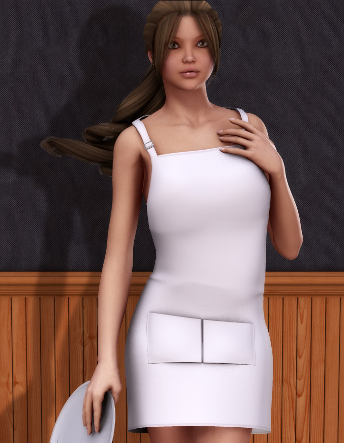 Apron for V4 by: EvilinnocenceRuntimeDNA, 3D Models by Daz 3D