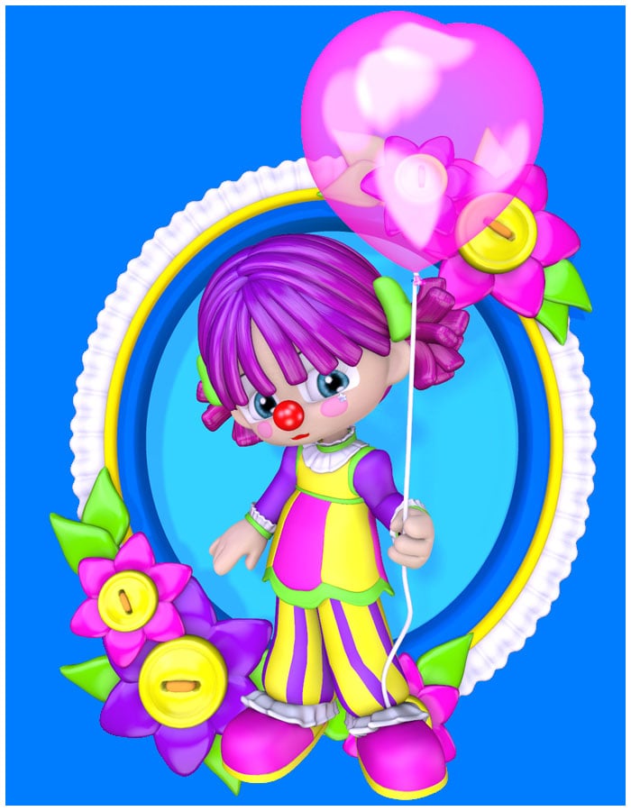 Gumdrops: Happy the Clown Gumdrops: Happy the Clown by: Lady LittlefoxRuntimeDNA, 3D Models by Daz 3D