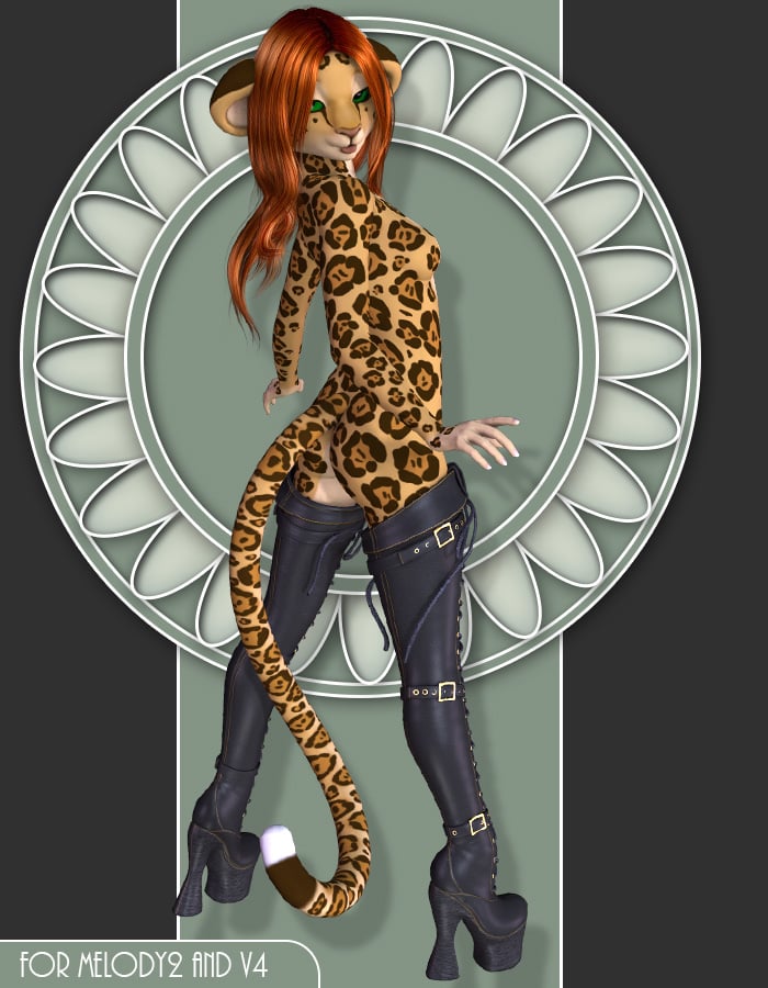 Golden Jaguar for Melody2 Golden Jaguar for Melody2 by: Lady LittlefoxRuntimeDNA, 3D Models by Daz 3D