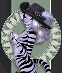 White Tiger for Melody2 by: Lady LittlefoxRuntimeDNA, 3D Models by Daz 3D