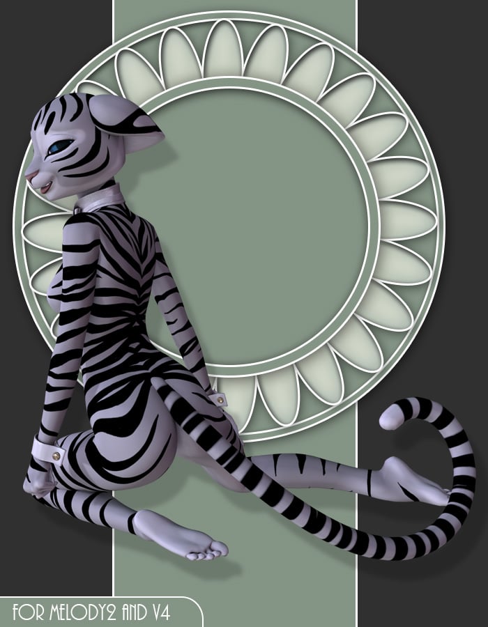 White Tiger for Melody2 White Tiger for Melody2 by: Lady LittlefoxRuntimeDNA, 3D Models by Daz 3D