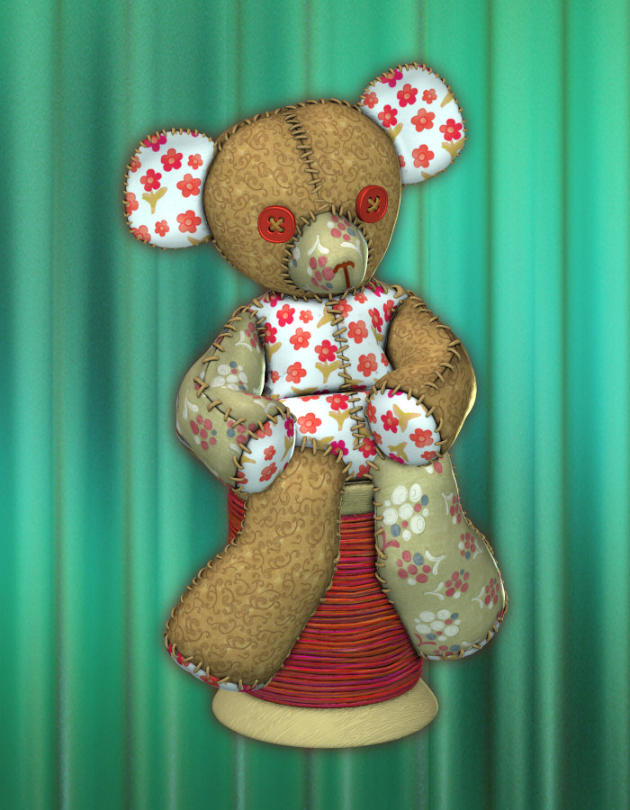 Beddy Bear by: NGartplay, 3D Models by Daz 3D