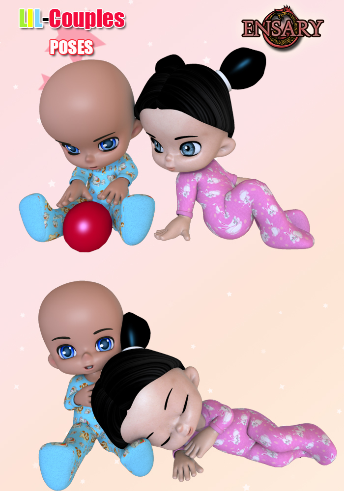 LilCouples by: EnsaryRuntimeDNA, 3D Models by Daz 3D