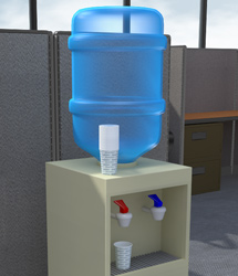 GeneriCorp: Water Cooler by: EvilinnocenceRuntimeDNA, 3D Models by Daz 3D