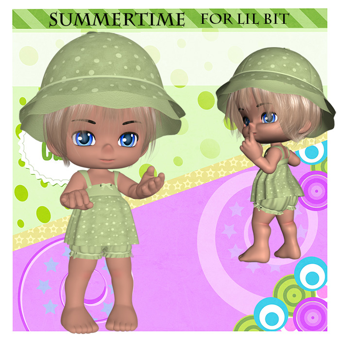 SummerTime for Lil Bit by: LadyFayMia 3D DesignRuntimeDNA, 3D Models by Daz 3D