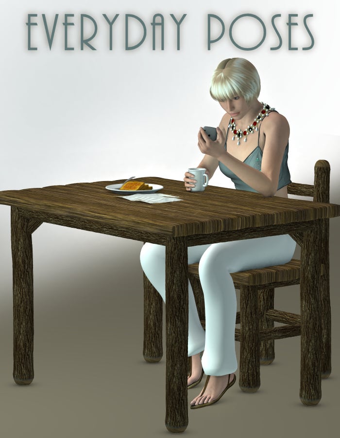 Everyday Poses for V4 Everyday Poses for V4 by: NGartplay, 3D Models by Daz 3D