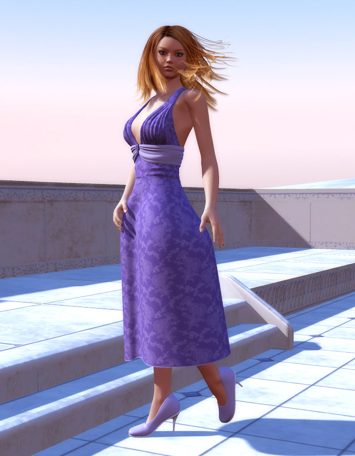 Sundress Textures for Jingle Bell Dress by: EvilinnocenceRuntimeDNA, 3D Models by Daz 3D