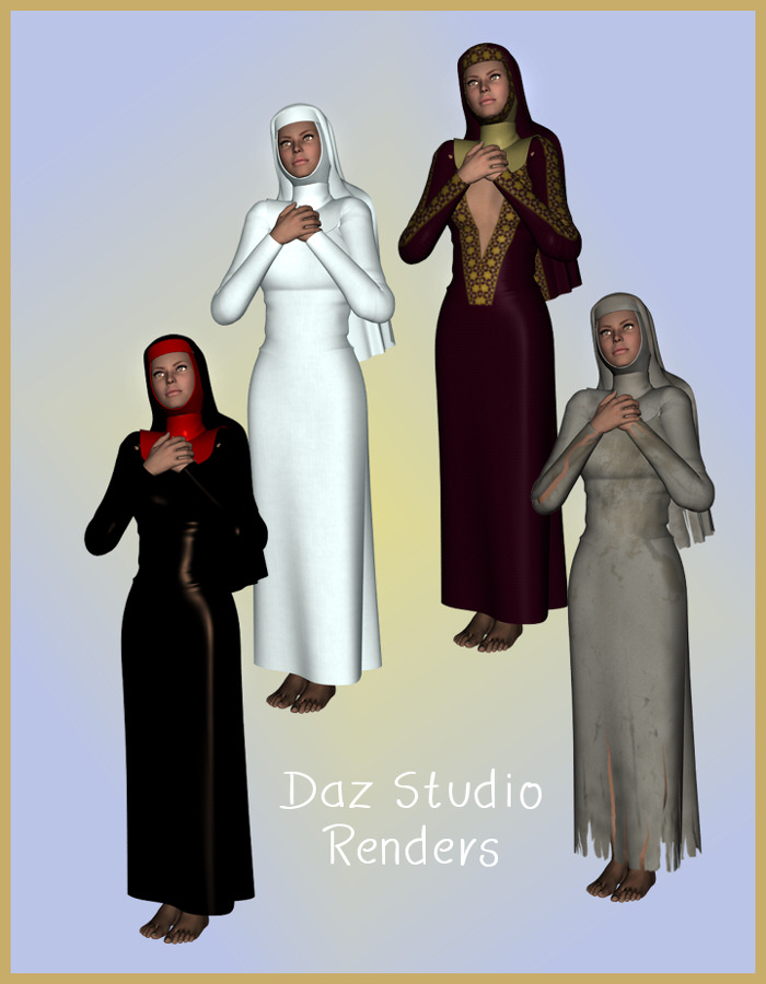 Sisters of the Asylum by: NGartplay, 3D Models by Daz 3D