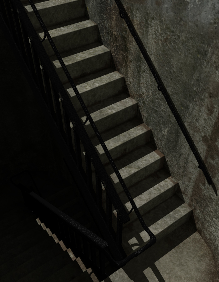The Stairwell by: EvilinnocenceRuntimeDNA, 3D Models by Daz 3D