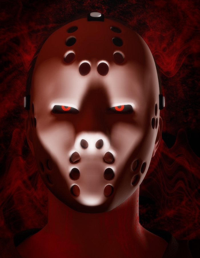 Hockey Mask for M4 by: EvilinnocenceRuntimeDNA, 3D Models by Daz 3D