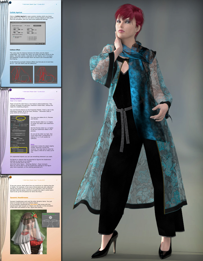 Cloth Room Master Class Tutorial Cloth Room Master Class Tutorial by: eshaRuntimeDNA, 3D Models by Daz 3D