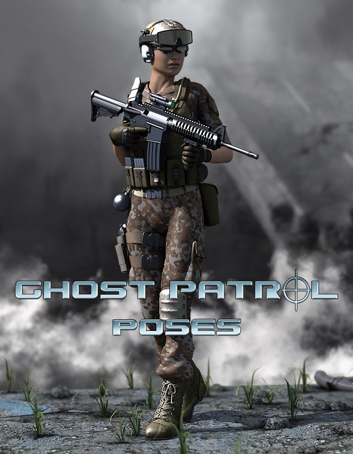 GhostPatrol Poses by: DarkEdgeDesignRuntimeDNA, 3D Models by Daz 3D