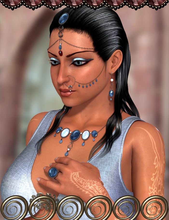 Hemavati Jewels by: 3D-GHDesignRuntimeDNA, 3D Models by Daz 3D