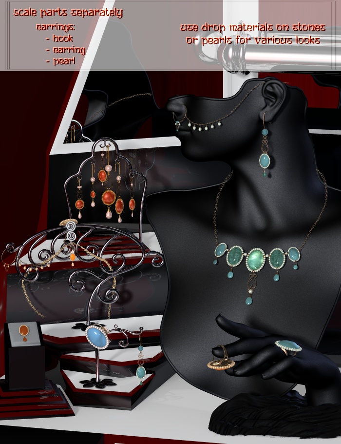 Hemavati Jewels by: 3D-GHDesignRuntimeDNA, 3D Models by Daz 3D