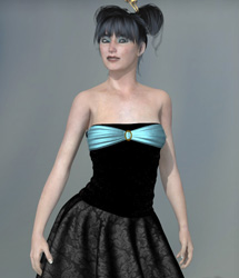 Cloth Room Master Class: Strapless Dress Cloth Room Master Class: Strapless Dress by: eshaRuntimeDNA, 3D Models by Daz 3D
