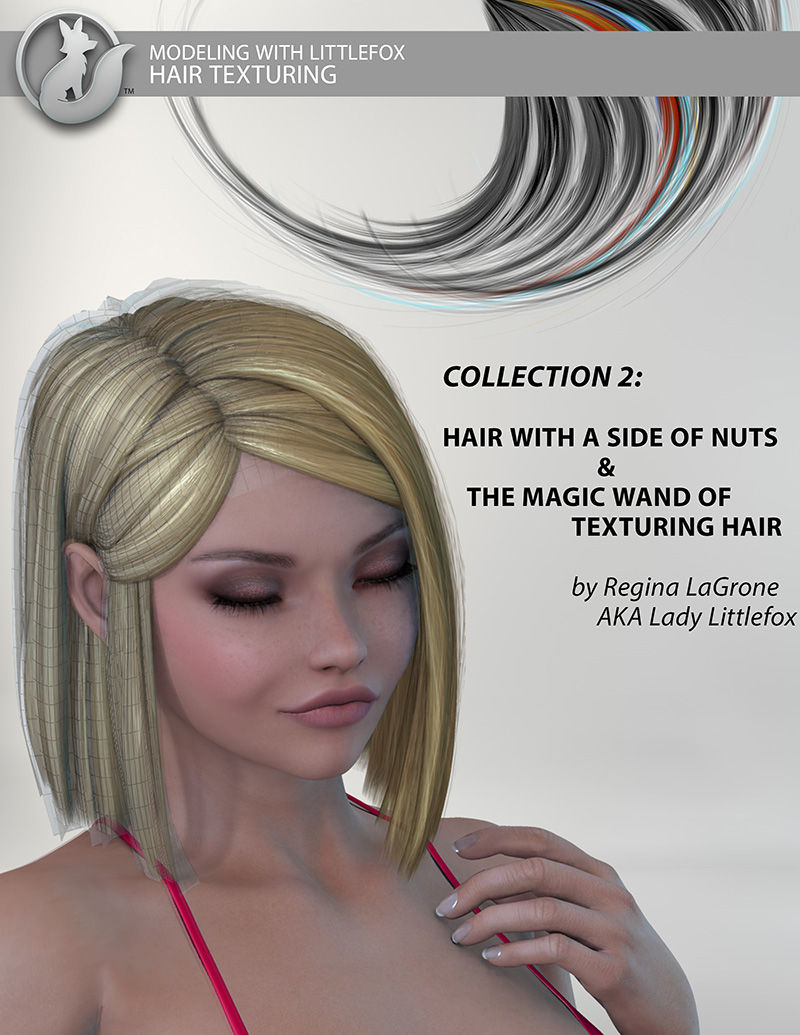 Modeling with Littlefox: Hair Collection by: Lady LittlefoxRuntimeDNA, 3D Models by Daz 3D