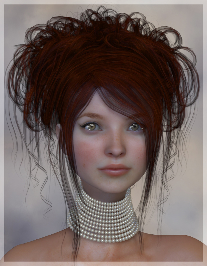 Pearl Necklace V4 by: AmaranthRuntimeDNA, 3D Models by Daz 3D
