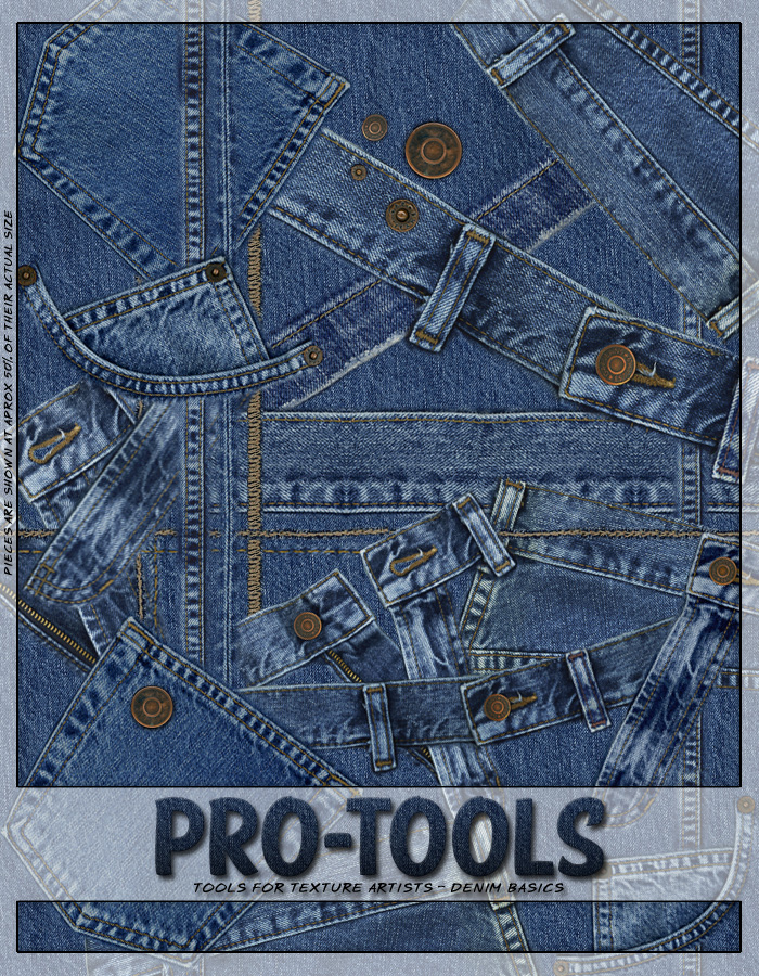 Pro-Tools - Denim Basics by: Anna BenjaminRuntimeDNA, 3D Models by Daz 3D