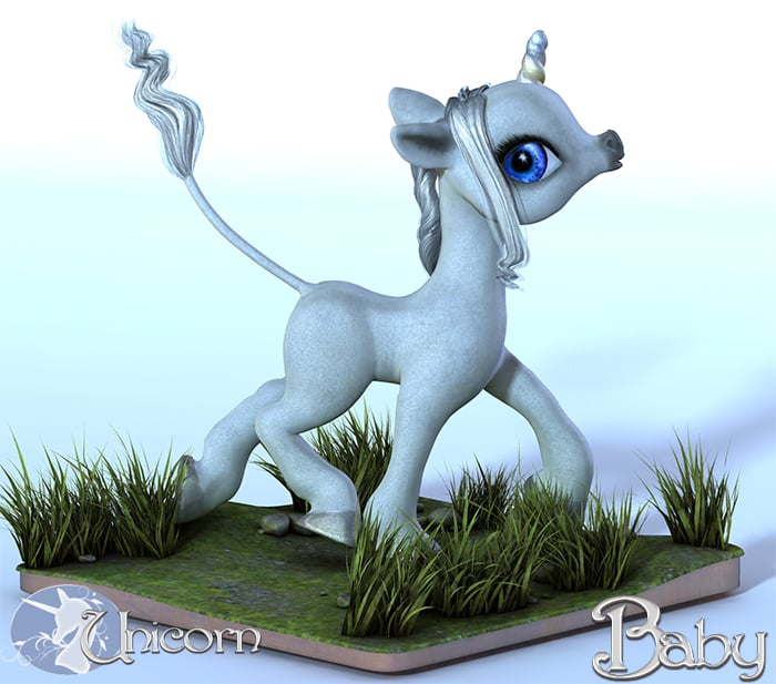The Unicorn: Baby The Unicorn: Baby by: Lady LittlefoxRuntimeDNA, 3D Models by Daz 3D