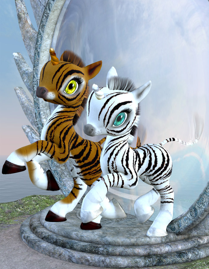 Legendary: Tiger Babies by: DisparateDreamerDaioRuntimeDNA, 3D Models by Daz 3D