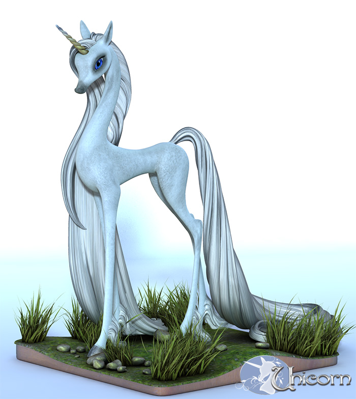 The Unicorn: Regal Mane and Tail The Unicorn: Regal Mane and Tail by: Lady LittlefoxRuntimeDNA, 3D Models by Daz 3D