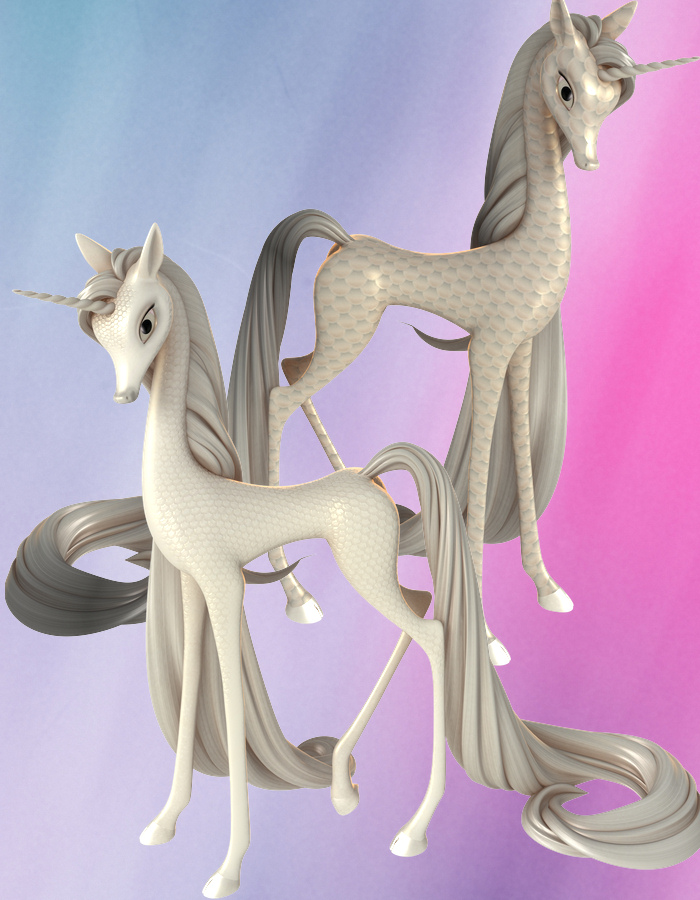 Fairytale Regal Mane and Tail for the Unicorn for DAZ Studio Fairytale Regal Mane and Tail for the Unicorn for DAZ Studio by: , 3D Models by Daz 3D