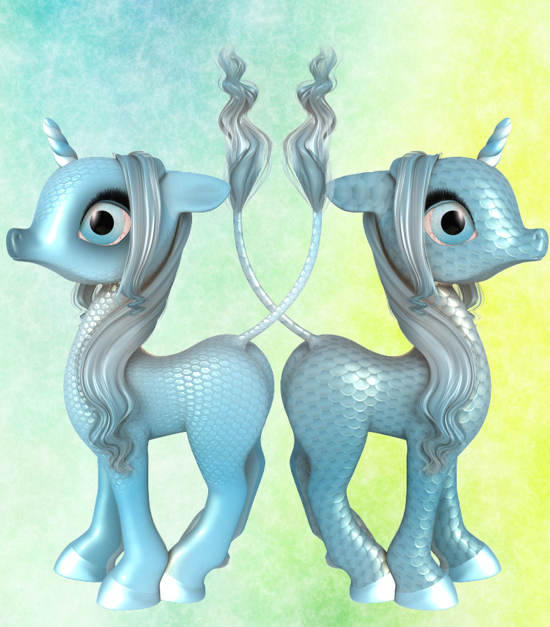 Fairytale Unicorn Baby Chapter 2 for DAZ Studio by: , 3D Models by Daz 3D