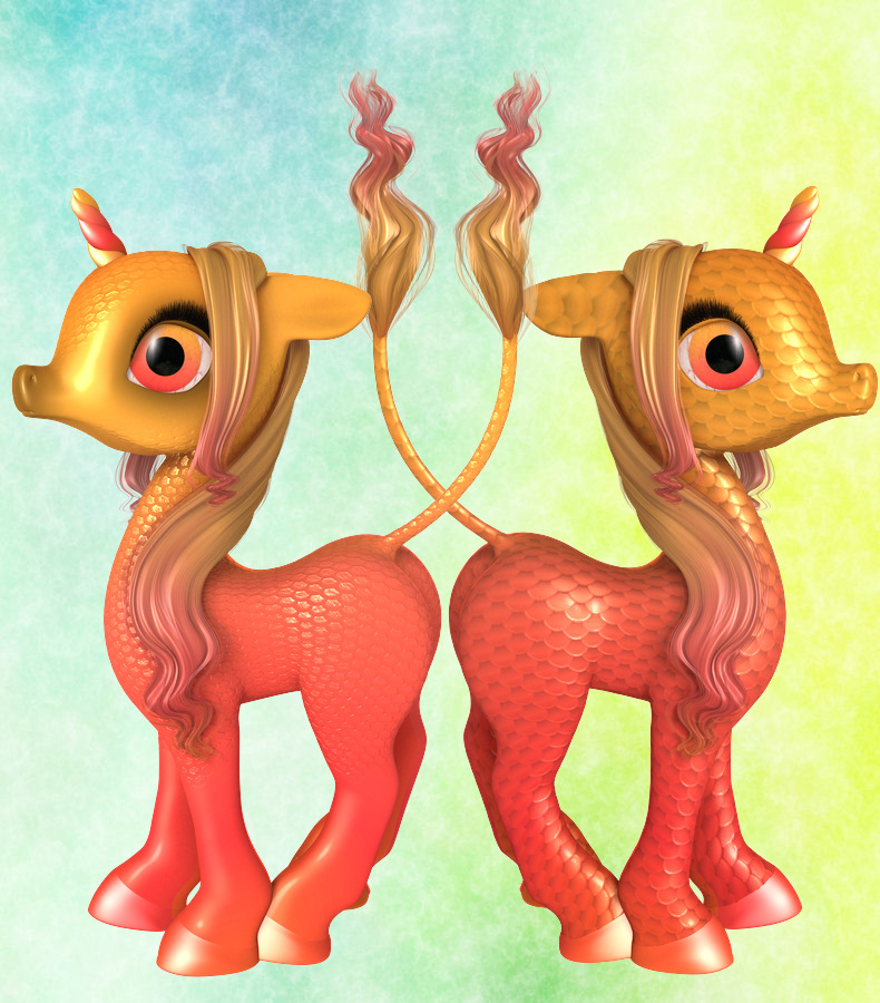 Fairytale Unicorn Baby Chapter 2 for DAZ Studio by: , 3D Models by Daz 3D
