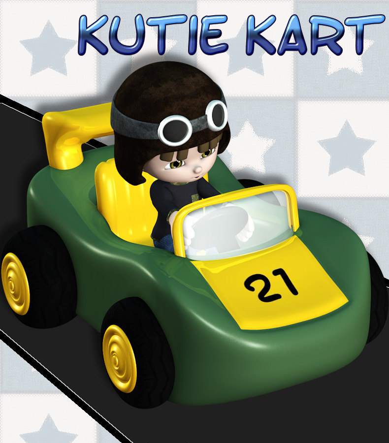 Kutie Carts: Kart by: , 3D Models by Daz 3D
