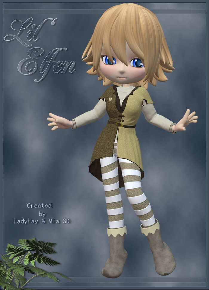 Cookie Lil Elfen Cookie Lil Elfen by: LadyFayMia 3D DesignRuntimeDNA, 3D Models by Daz 3D